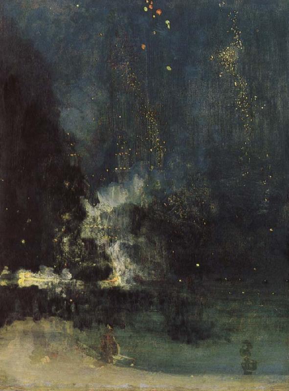 James Abbott Mcneill Whistler Nocturne in Black and Gold